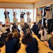 Language student excursion